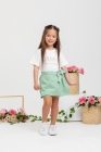 Conjunto Short Saia Verde Jardim 
