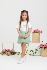 Conjunto Short Saia Verde Jardim 