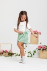 Conjunto Short Saia Verde Jardim 