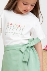 Conjunto Short Saia Verde Jardim 