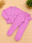 Conjunto Moletom Zíper Rosa