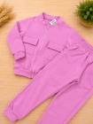 Conjunto Moletom Zíper Rosa