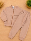 Conjunto Moletom Z&iacute;per Nude