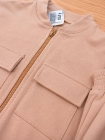 Conjunto Moletom Z&iacute;per Nude