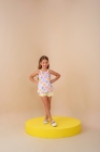 Conjunto Batinha Amarelo Manteiga