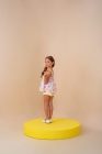 Conjunto Batinha Amarelo Manteiga