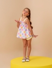 Conjunto Batinha Amarelo Manteiga
