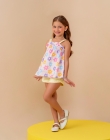 Conjunto Batinha Amarelo Manteiga