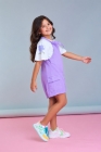 Jardineira Valentina Jeans Lil&aacute;s