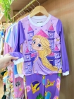 Pijama Manga Longa Rapunzel
