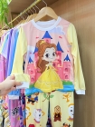 Pijama Manga Longa Bela e a Fera
