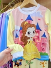 Pijama Manga Longa Bela e a Fera