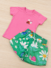 Conjunto T-shirt Joaninha