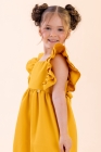 Vestido LUXO Mostarda (Premium)