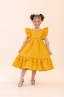 Vestido LUXO Mostarda (Premium)