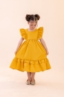 Vestido LUXO Mostarda (Premium)