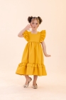 Vestido LUXO Mostarda (Premium)