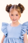 Vestido Isabella Azul Luxo (Premium)