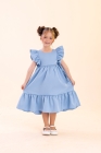 Vestido Isabella Azul Luxo (Premium)