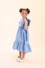 Vestido Isabella Azul Luxo (Premium)
