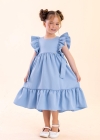 Vestido Isabella Azul Luxo (Premium)