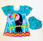 Vestido Baby com Calcinha - Tucano