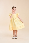 Vestido LUXO Nathaly Amarelo Manteiga (Premium)