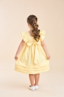 Vestido LUXO Nathaly Amarelo Manteiga (Premium)
