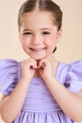 Vestido LUXO Nathaly Lavanda (Premium)
