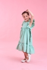 Vestido Isabella Verde Água (Premium)