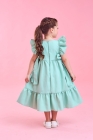 Vestido Isabella Verde Água (Premium)