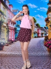 Conjunto Batinha Rosa Juvenil