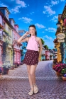 Conjunto Batinha Rosa Juvenil