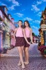 Conjunto Batinha Rosa Juvenil