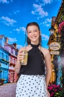 Conjunto Batinha Bolinha Preto Juvenil
