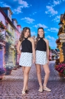 Conjunto Batinha Bolinha Preto Juvenil