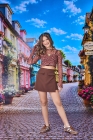 Conjunto Trio Tule Manga Longa Juvenil