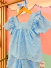 Conjunto LUXO Laise Azul Beb&ecirc;