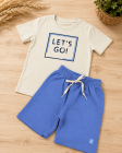 Conjunto Moletom Off com Azul