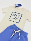 Conjunto Moletom Off com Azul