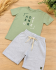 Conjunto Moletom Verde Oliva