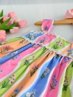 Vestido Listras Flores Color