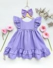 Vestido Luxo Baby Lavanda (Premium)