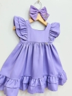 Vestido Luxo Baby Lavanda (Premium)