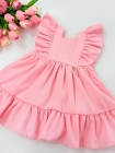 Vestido Luxo Baby Beatriz Rosa Bebe (Premium)