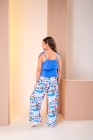 Conjunto Cal&ccedil;a Pantalona Azul