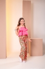 Conjunto Cal&ccedil;a Pantalona Rosa