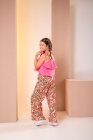 Conjunto Cal&ccedil;a Pantalona Rosa