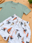 Conjunto Verde Short Tactel (Premium)