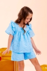 Conjunto LUXO Laise Azul Bebê